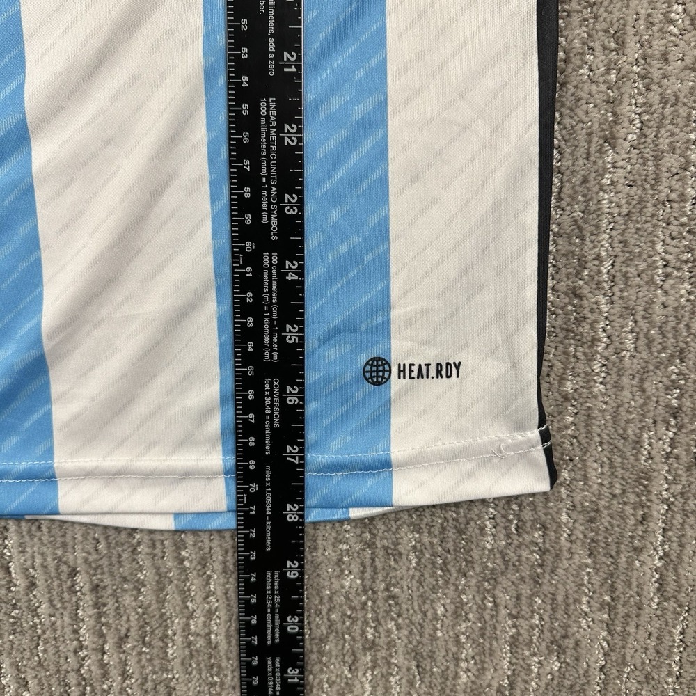 Adidas Argentina Messi #10 Soccer Jersey Mens S Home Blue White 2022 Football - Picture 7 of 8